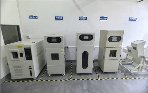 Aging and safety testing for finished batteries cells